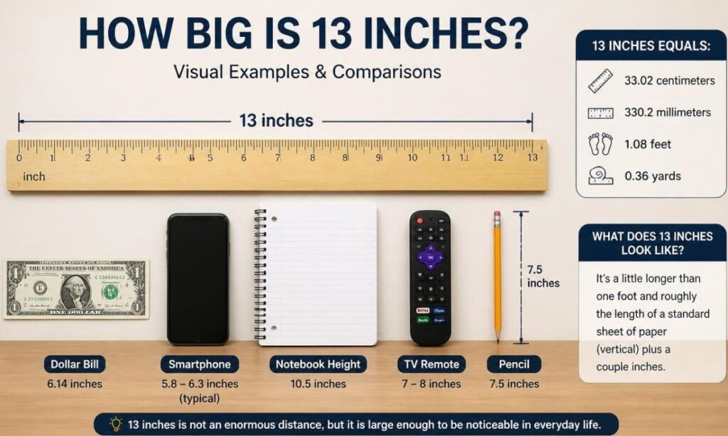 How Big Is 13 Inches?
