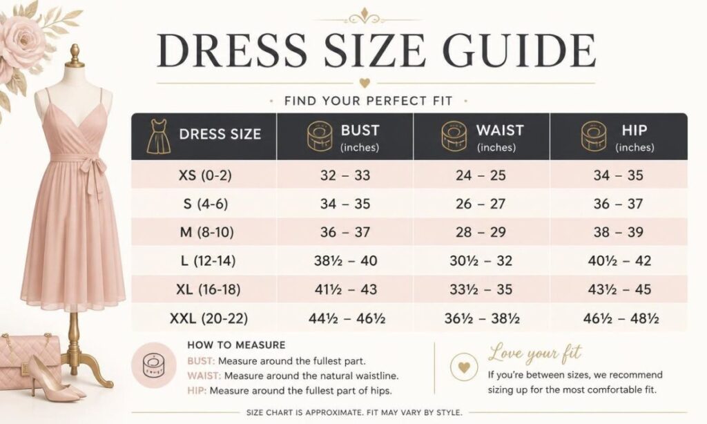 Dress Size Guide