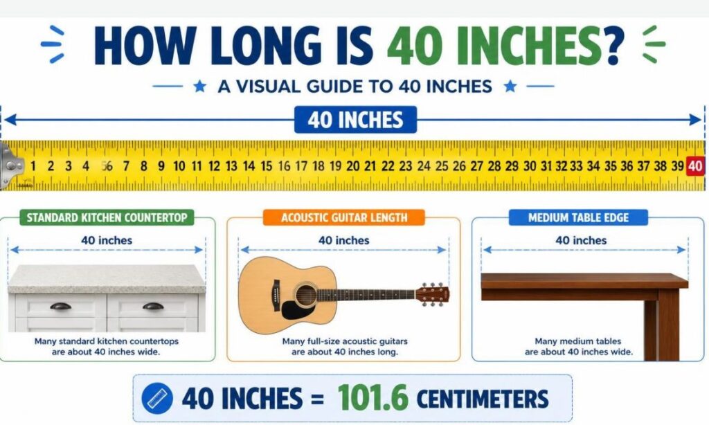 How Long Is 40 Inches?