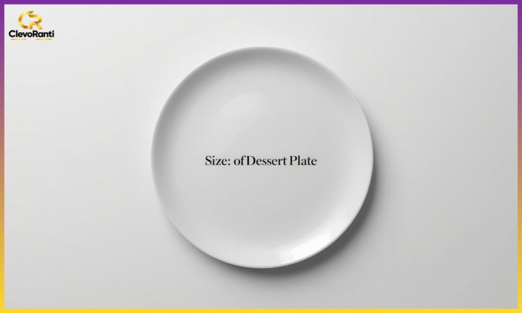 Size of Dessert Plate
