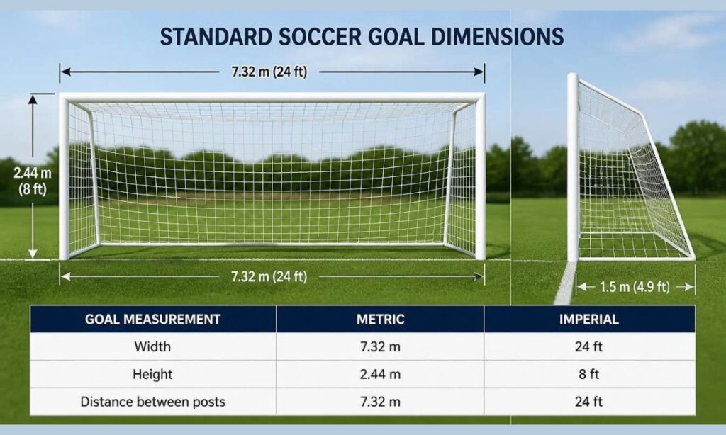 what-are-the-standard-soccer-goal-dimensions