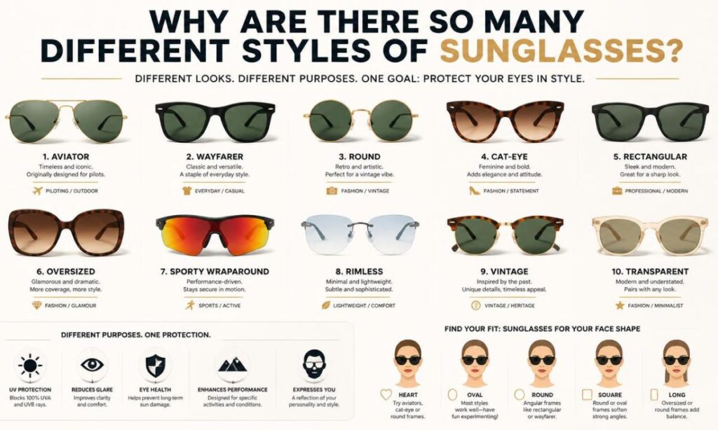 why-are-there-so-many-different-styles-of-sunglasses